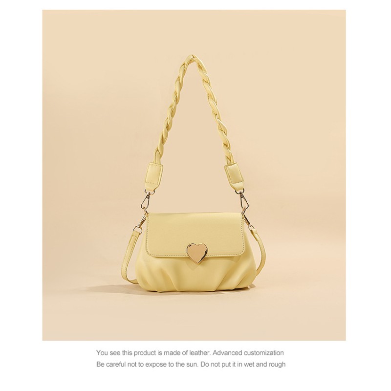 CT44989-YELLOW Trendy Cloud Patterned Bag