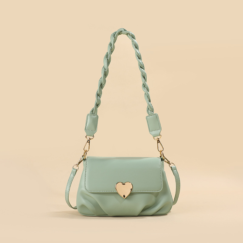 CT44989-GREEN Trendy Cloud Patterned Bag