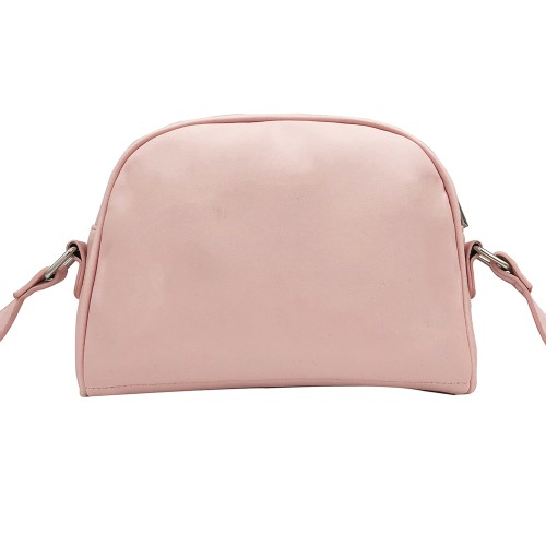 CB2004S PINK - Solid Color Simple Cross-Body Bag