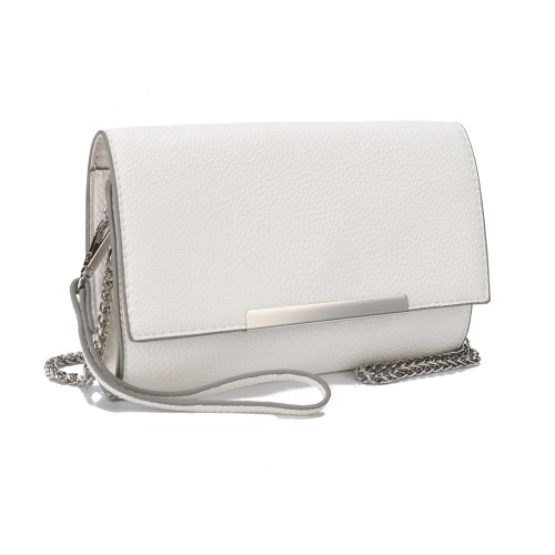 CT23339 White -Crossbody Bag