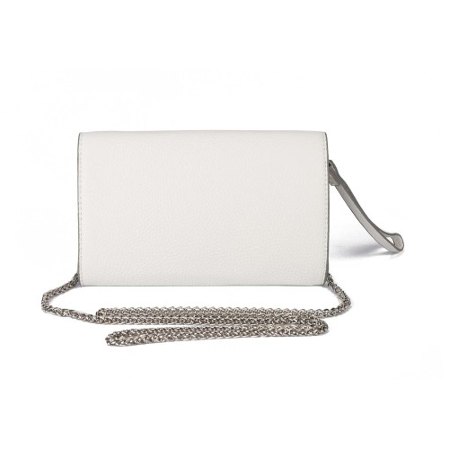 CT23339 White -Crossbody Bag