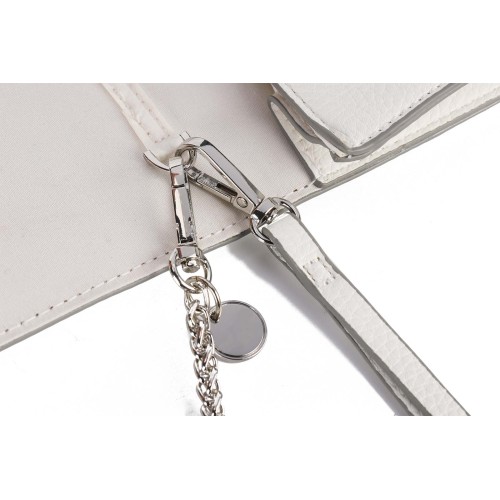 CT23339 White -Crossbody Bag