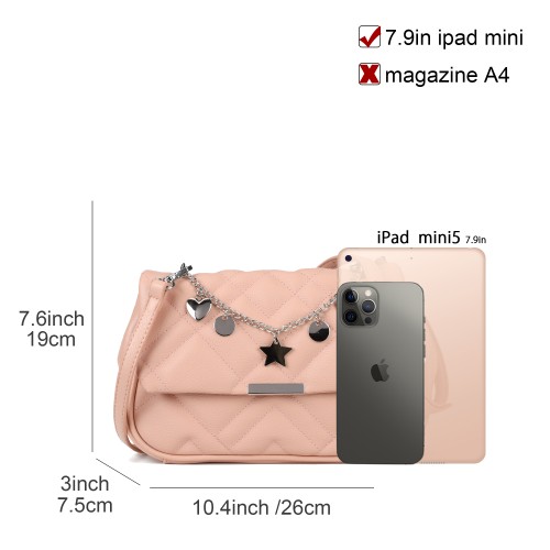 CTY32489 Pink - Crossbodybag