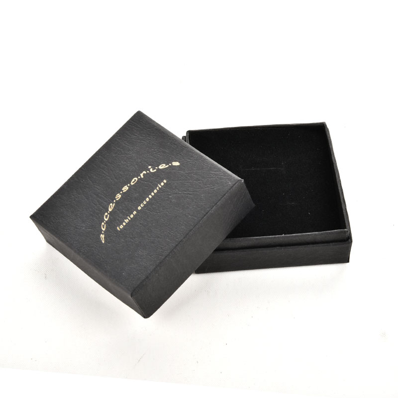 HGRQ316 Black 12pcs - Accessories Gift Box L7*W7*H4