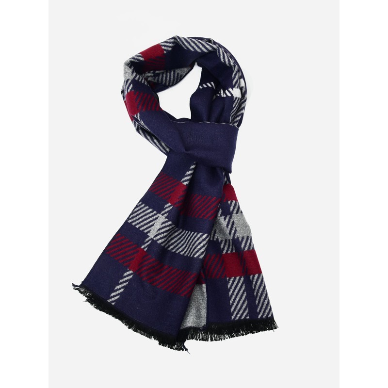 SF1298-NAV Classic Style Warm Men's scarves