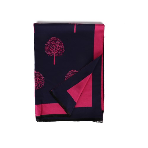 SF1404 ROSE Cashmere Scarf With Dandelion Design