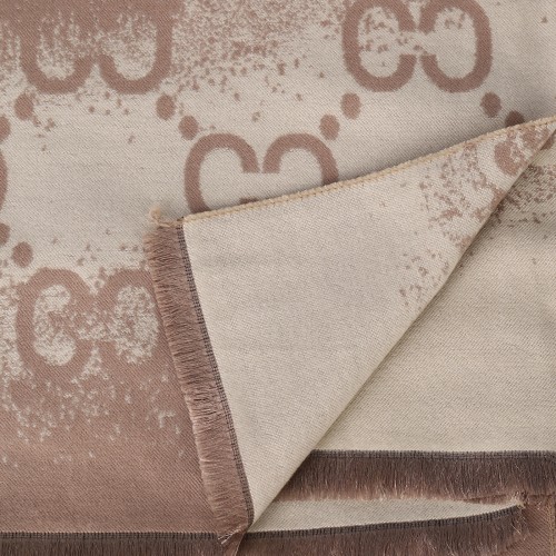 SF1702-BROWN- Women's Fashion Winter Scarf