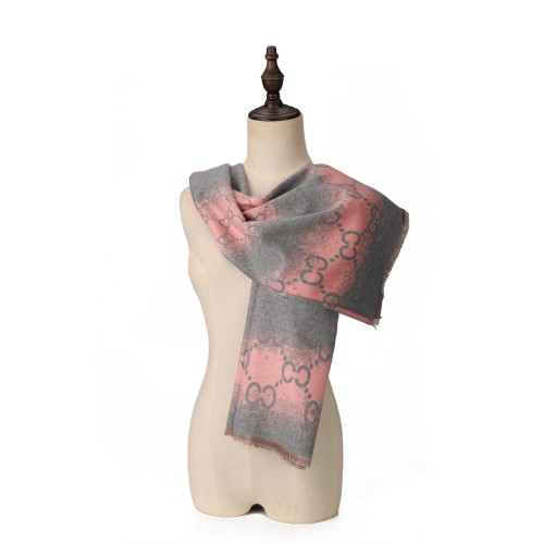 SF1702-GREY-Women Fashion Winter Scarf