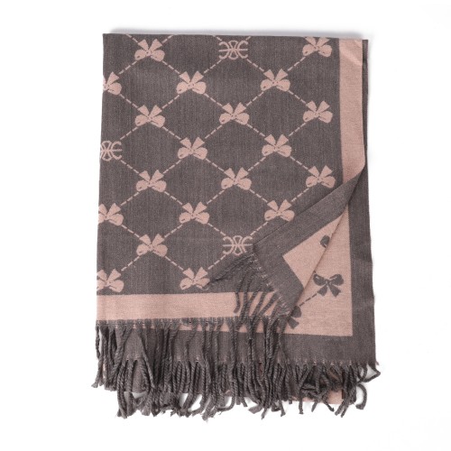 SF1711 GREY - Women's Fashion Winter Scarf