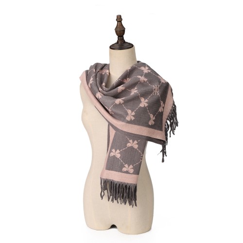 SF1711 GREY - Women's Fashion Winter Scarf