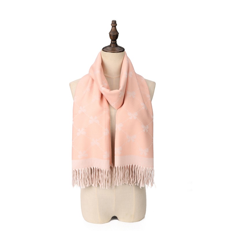 SF1711 PINK - Women's Fashion Winter Scarf