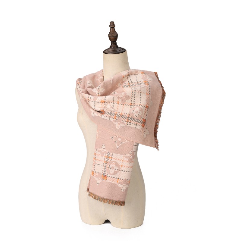 SF1714-PINK - Women's Fashion Winter Scarf