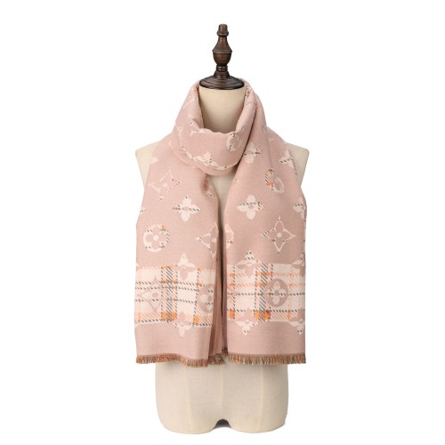 SF1714-PINK - Women's Fashion Winter Scarf