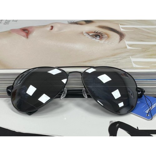 SG0025 Fashion Sunglasses, Matte Black and Super Light Glasses Frame, 1 Pair