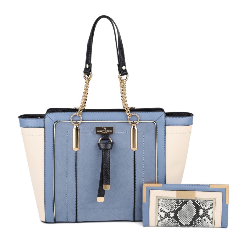 SY2217-BLUE with purse