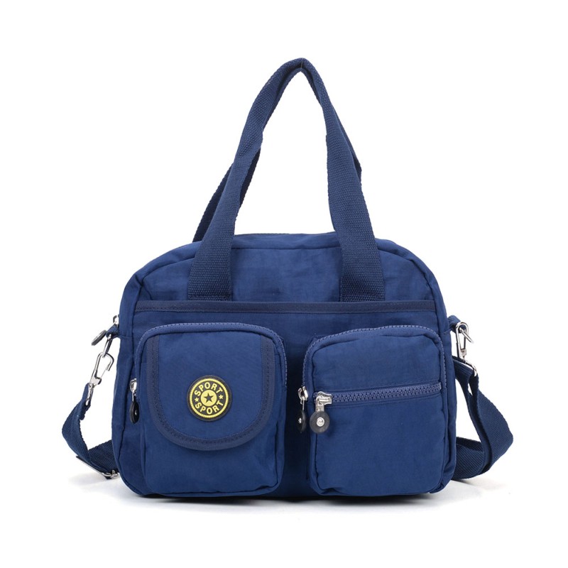 VK5250 Blue - Women Large Solid Crossbody Bags