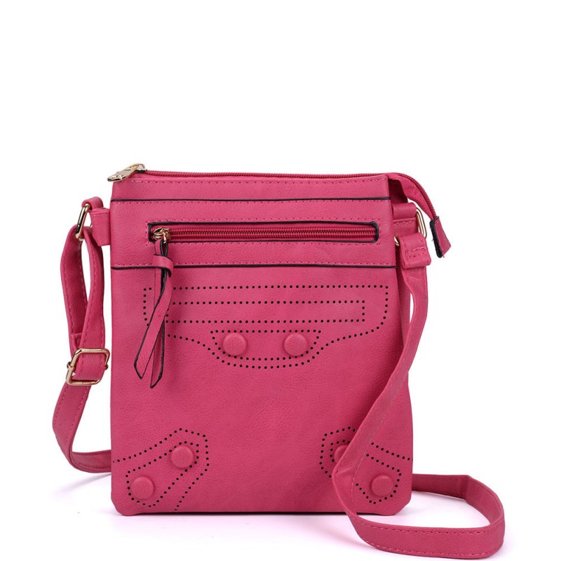 VK5347 Fushia - Across Body Bag With Strap