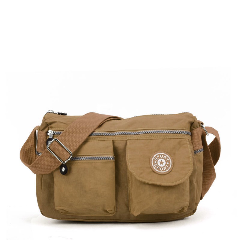 VK5414 Camel - Sports Waist Cross Body Bag