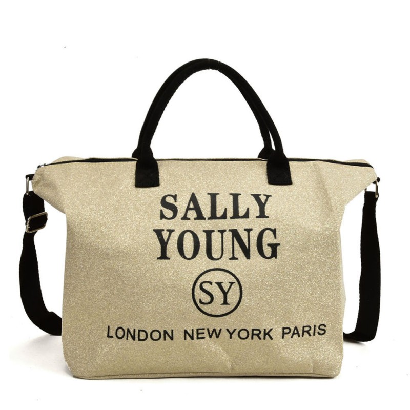 SY2183 GOLD - Cross Body Bag With Letter Printing 