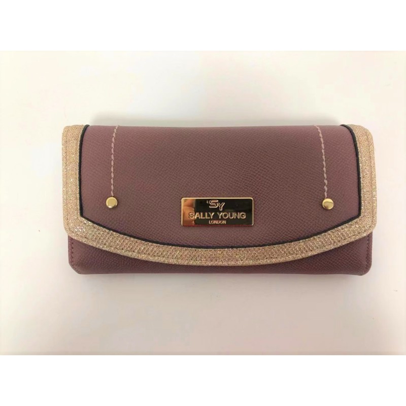 SY5062-1 Purple Flap Fashion Wallet